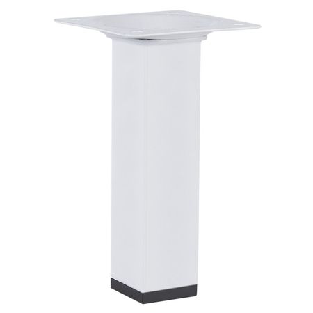 ножка квадратная 25х25х100мм белый