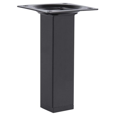 ножка квадратная 25х25х100мм черный