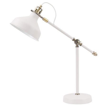 лампа настольная ARTSTYLE Molveno 60Вт Е27 белый/античная медь