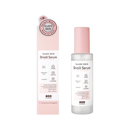 Сыворотка для лица DEARBOO GLASS SKIN с муцином улитки 100 мл