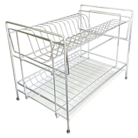 сушилка для посуды HARMONIA 38,8х25,5х30см с поддоном нерж.сталь