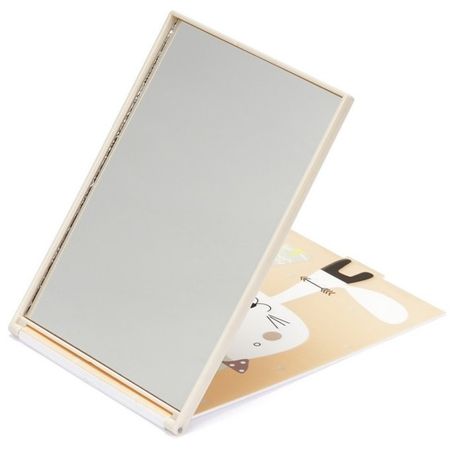 зеркало настольное AMELI 12x19см прямоугольное пластик в ассортименте