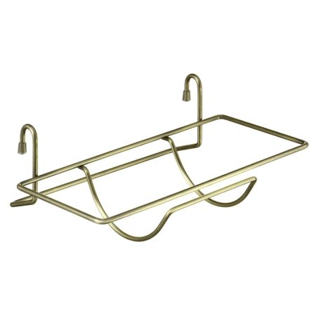 полка для рейлинга для бумажного полотенца 305х210х115мм античная бронза