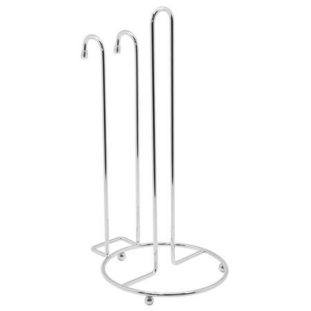 полка для рейлинга для бумажных полотенец 2в1 130х153х280мм хром