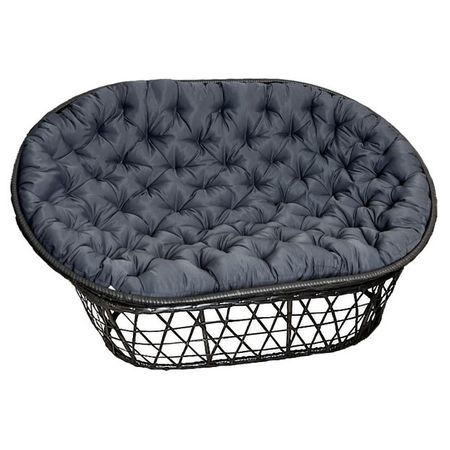 кресло РЕЛАКС 83х165х105см искусственный ротанг