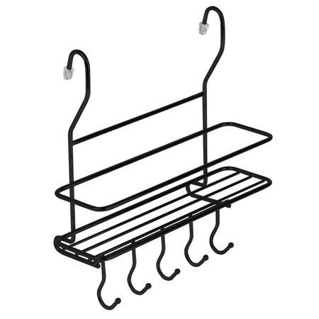 полка для рейлинга малая с крючками черный матовый гс шкатулка малая резная с заливкой смола москва вид 6 хдф 95x65x52 мм