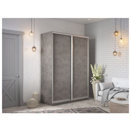 дверь-купе Экспресс ДСП Бетон  2052х596 ШК2200х600