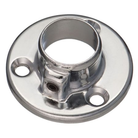 держатель торцевой для рейлинга 16мм хром