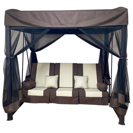 качели-диван GREENGARD Павильон Стенли 2,42х2,36х1,76м (до 500 кг)