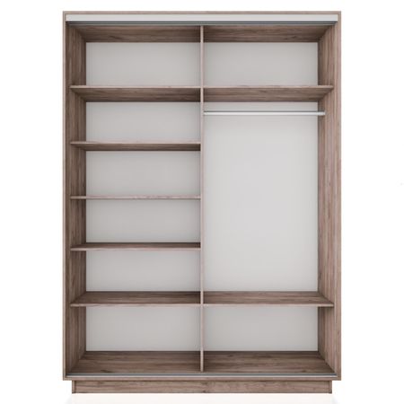 корпус шкафа-купе Экспресс 2 1600х2200х600мм дуб табачный ЛДСП