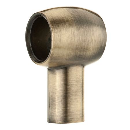 держатель для рейлинга Т-образный античная бронза