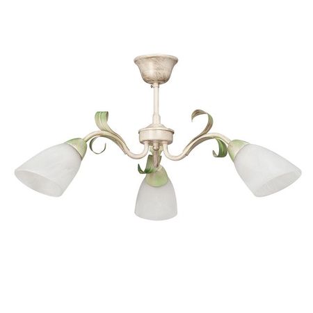 люстра потолочная  VITALUCE Stralig 3х40Вт E14 металл бежевый