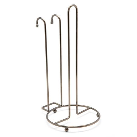 полка для рейлинга для бумажных полотенец 2в1 130x153x290мм античная бронза