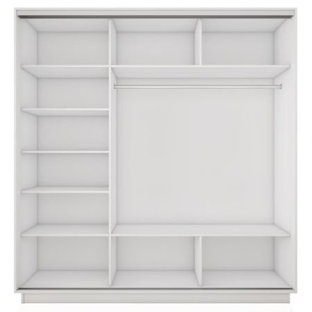 корпус шкафа-купе Экспресс 2 1800х2200х600мм белый снег ЛДСП н н сотников снег война и дети