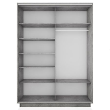 корпус шкафа-купе Экспресс 2 1200х2200х600мм бетон ЛДСП