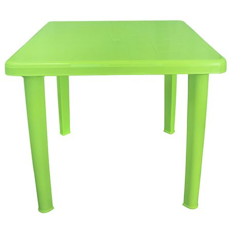 стол квадратный 80x80x71см салатовый пластик