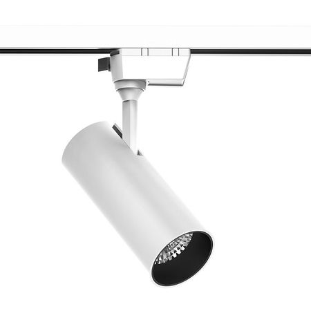 светильник трековый GAUSS 20Вт LED 4000К 1400Лм однофазный цилиндр белый