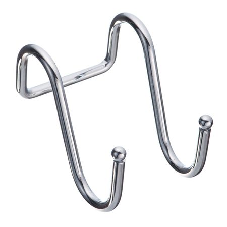 крючок для рейлинга двойной 65х55х45мм хром декорированный