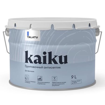 грунт-антисептик TALATU Kaiku 9 л, арт.S1211000010 мэтью болл метавселенная как она меняет наш мир том 107