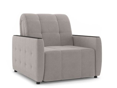 Орматек Диван-кровать Krus Middle (Ткань: Рогожка Preston 290 Cерый) 80x200