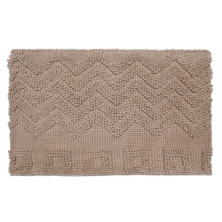 коврик для ванной OFELIS Зигзаг 53х86см бежевый