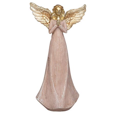 фигурка LEFARD Ангел 8,5х5,5х16см полистоун бежевая прищепок декоративных 3 шт полистоун ангел с арфой