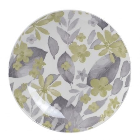 тарелка DOMENIK Blooming 19см десертная фарфор зеленый