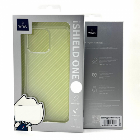 Чехол-накладка Wiwu iShield One (ZCC-108) для Apple iPhone 16 Pro силиконовый (прозрачный)