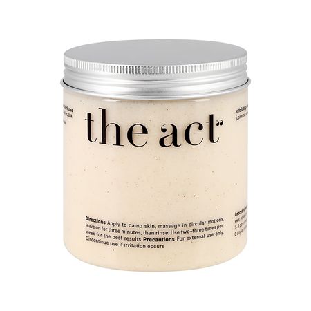 Скраб для тела THE ACT соляной с кокосом 300 г я с вами жив…