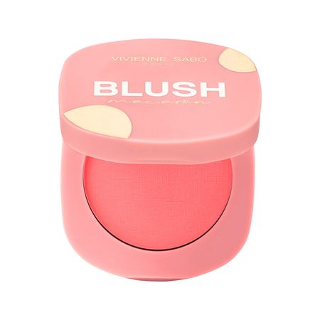 Румяна для лица VIVIENNE SABO MACARON матовые тон 02 Холодно-розовый стразы самоклеящиеся капельки розовый микс