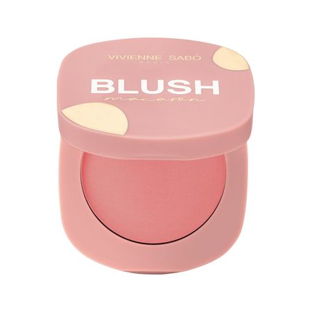 Румяна для лица VIVIENNE SABO MACARON матовые тон 03 Нежно-розовый стразы самоклеящиеся капельки розовый микс