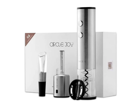 Винный набор аксессуаров Xiaomi Circle Joy Wine Accessories Gift Set 4 в 1 (CJ-TZ02) (серебристый)