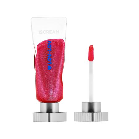 Блеск для губ ISCREAM LOV-LOV тон 05 с глиттером е викторова как я полюбила себя больше еды