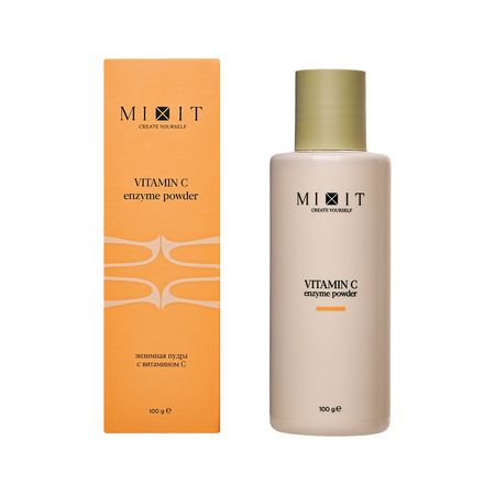 Энзимная пудра для умывания MIXIT с витамином C для всех типов кожи 100 г йога для всех