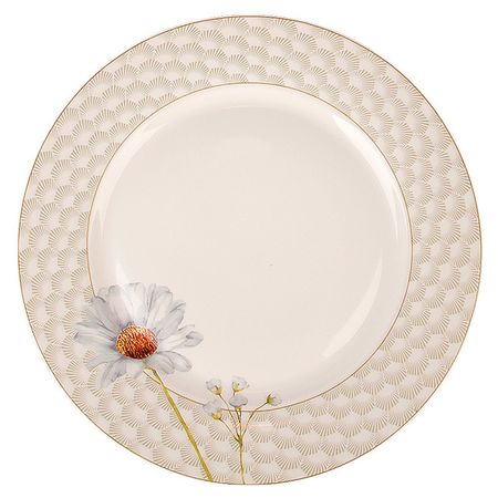 тарелка NOUVELLE HOME Camila 27см обеденная фарфор