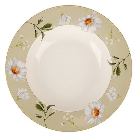 тарелка NOUVELLE HOME Camila 21,5см глубокая фарфор