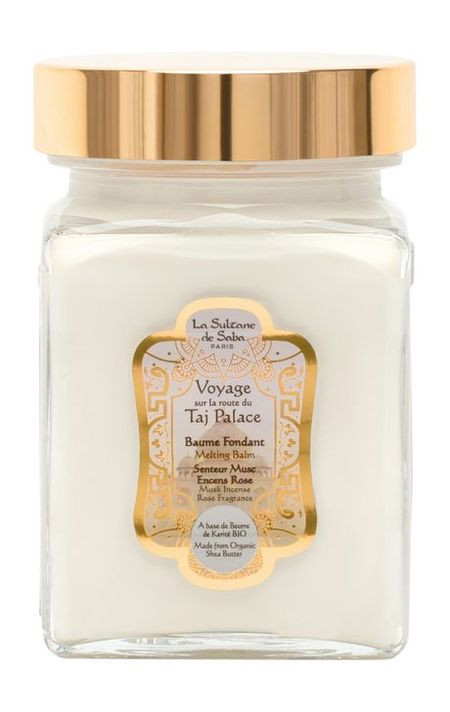 La Sultane de Saba Voyage sur la Route du Taj Palace Musk Incense Rose Melting Balm