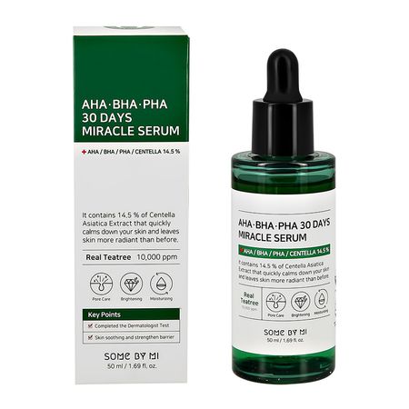 Сыворотка для лица SOME BY MI с AHA, BHA, PHA-кислотами, экстрактами центеллы азиатской и чайного дерева 50 мл эдит уортон the fruit of the tree плод дерева на англ яз