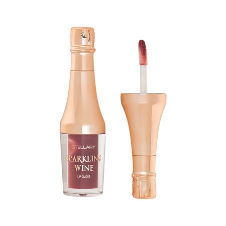 Блеск для губ STELLARY SPARKLING WINE тон 02 Brut блокнот в точку wine not