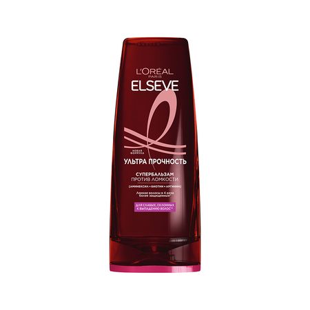 Бальзам для волос LOREAL ELSEVE УЛЬТРА ПРОЧНОСТЬ для слабых, склонных к выпадению волос 400 мл александр ярославцев испытание на прочность