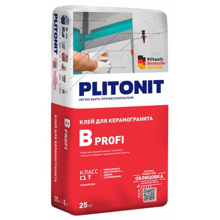 клей плиточный PLITONIT В Profi для керамогранита 25кг