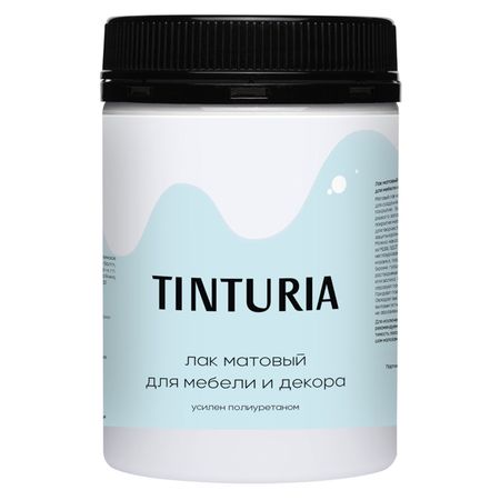 лак акриловый TINTURIA для мебели и декора с добавлением полиуретана матовый 0,25кг, арт.00972767 акриловый матовый лак olki 100 мл