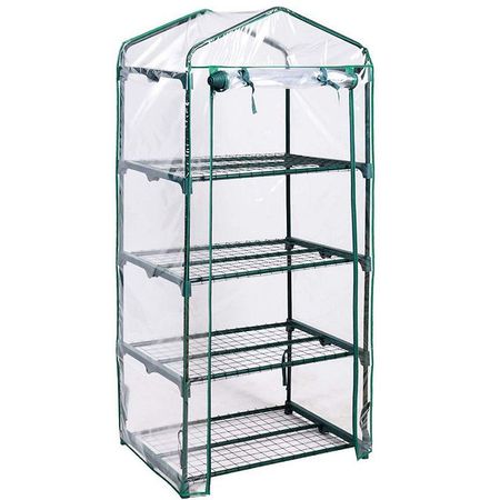 парник переносной MAXITERRA 69х49х160см 4 полки ПВХ