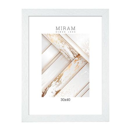 фоторамка МИРАМ 300х400мм белый пластик 651661-15