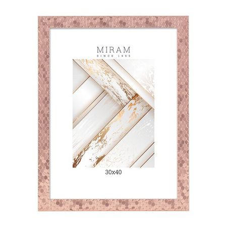 фоторамка МИРАМ соты 300х400мм розовое золото пластик