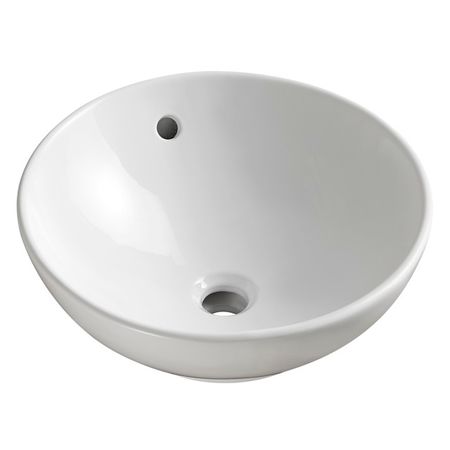 раковина накладная VITARTA Girona 41х41х16,5см круглая белая