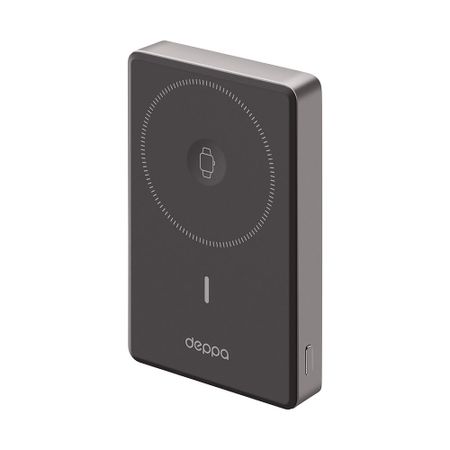 Внешний аккумулятор Deppa NRG Watch MagSafe 10000mAh 15W (33707) (серый)