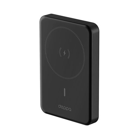 Внешний аккумулятор Deppa NRG MagSafe 10000mAh 15W/LED дисплей (33691) (серый)