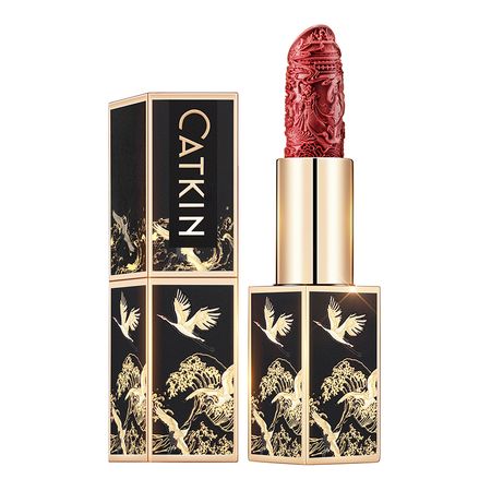 Помада для губ CATKIN MOISTURIZING LIPSTICK увлажняющая тон CR130 Red plum