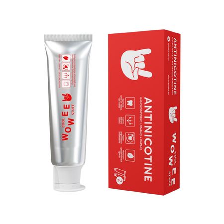 Паста зубная WOWEE ANTINICOTINE отбеливающая от табачного налета и зубного камня без фтора 2 шт х 100 г никола фламель алхимия руководство по изготовлению философского камня